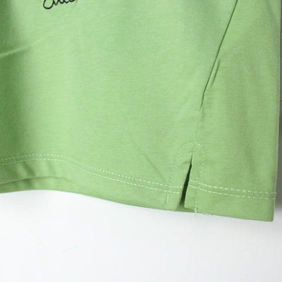 Delighted Green Themed Girls Drop Shoulder Shirt Drop Shoulder Iluvlittlepeople 