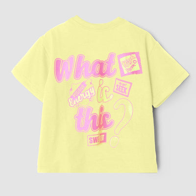 Stylish Yellow Themed Girls Drop Shoulder Shirt Drop Shoulder Iluvlittlepeople 