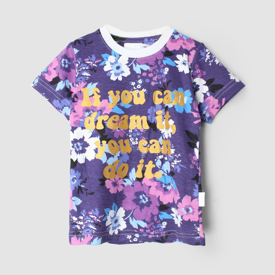 Fancy Purple Themed Kids T-Shirt T-Shirt Iluvlittlepeople 3-4 Years Purple Summer