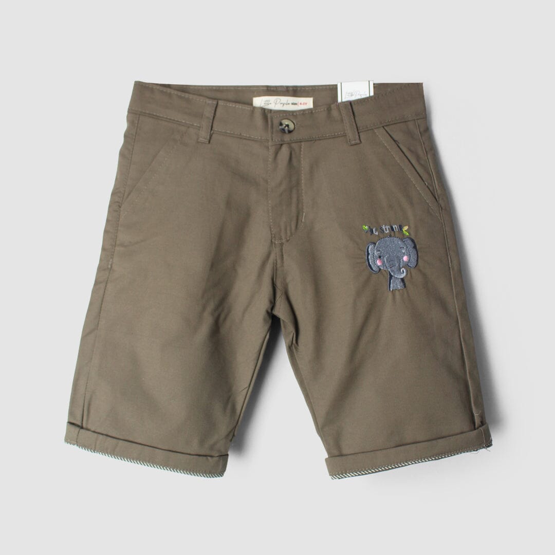 Little People Brown Themed Summer Boys Short Short Iluvlittlepeople 9-12 Months Brown Summer