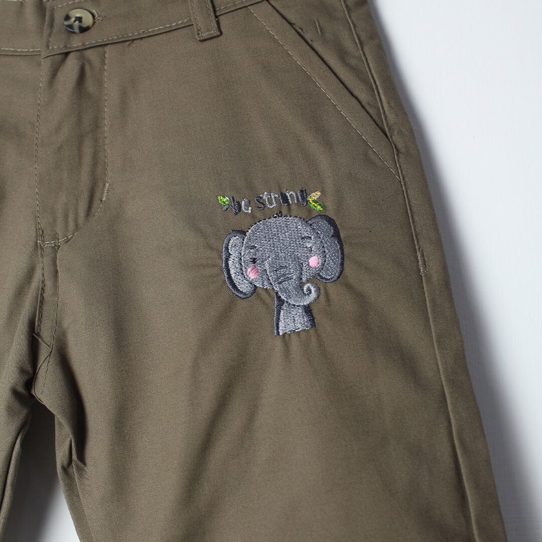 Little People Brown Themed Summer Boys Short Short Iluvlittlepeople 