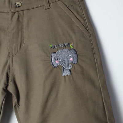 Little People Brown Themed Summer Boys Short Short Iluvlittlepeople 