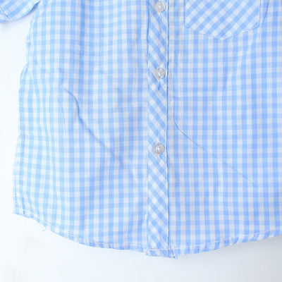 Decent Blue Themed Stylish Boys Casual Shirt Casual Shirt Iluvlittlepeople 