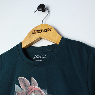Decent Green Themed Boys T-Shirt T-Shirt Iluvlittlepeople 