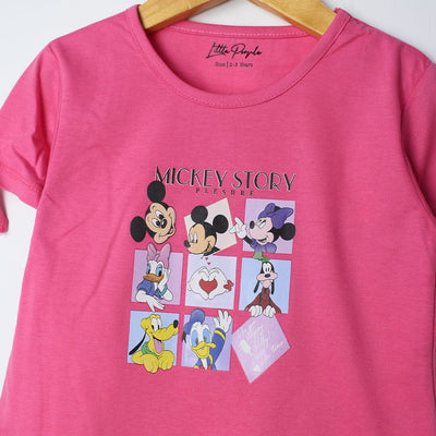 Sweet Pink Themed Girls T-Shirt T-Shirt Iluvlittlepeople 
