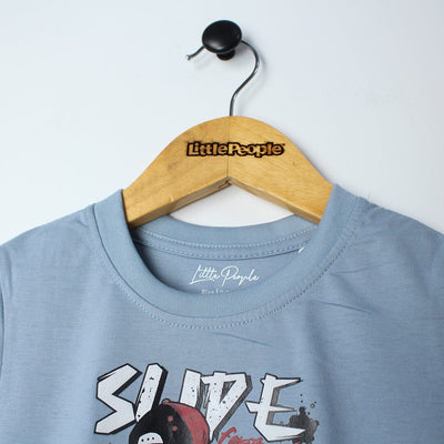 Desire Blue Themed Boys T-Shirt T-Shirt Iluvlittlepeople 