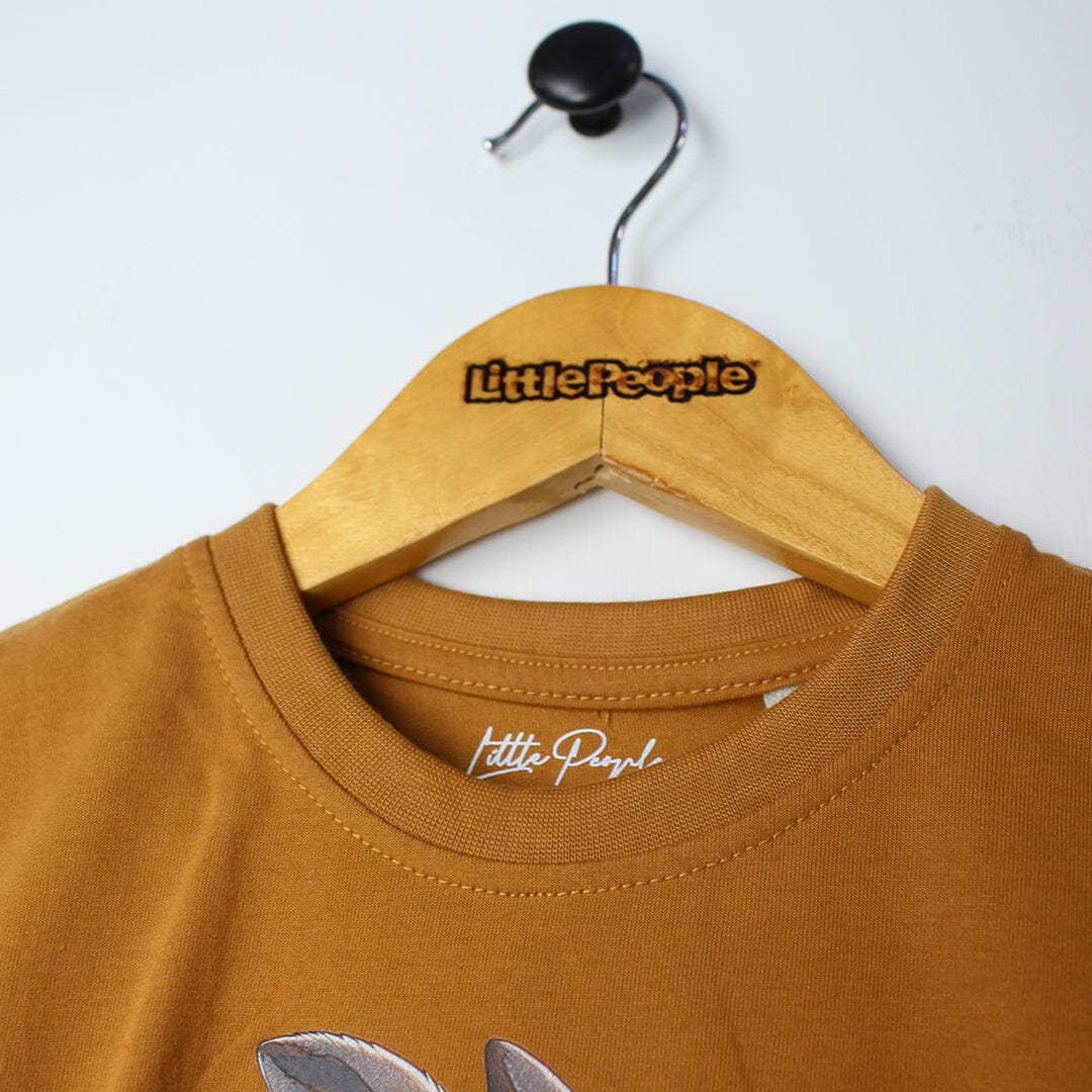Bent Brown Themed Boys T-Shirt T-Shirt Iluvlittlepeople 