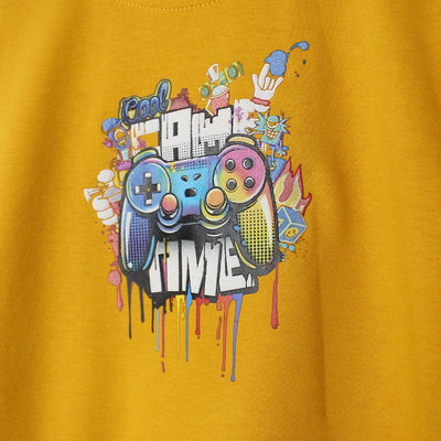 Modish Yellow Themed Boys T-Shirt T-Shirt Iluvlittlepeople 