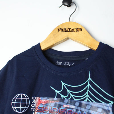 Marvel Blue Themed Boys T-Shirt T-Shirt Iluvlittlepeople 