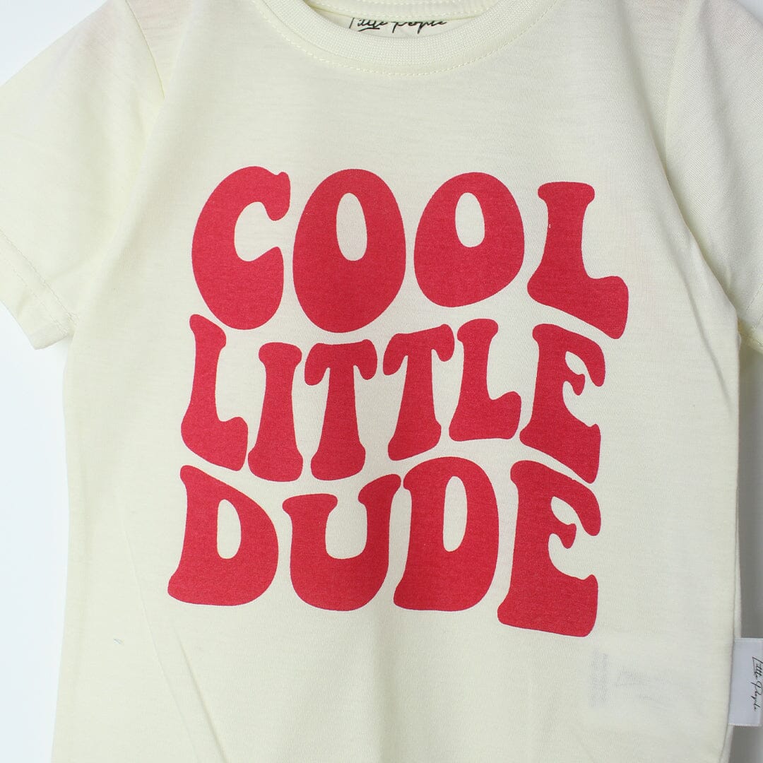 Stylish Off White Themed Boys T-Shirt T-Shirt Iluvlittlepeople 