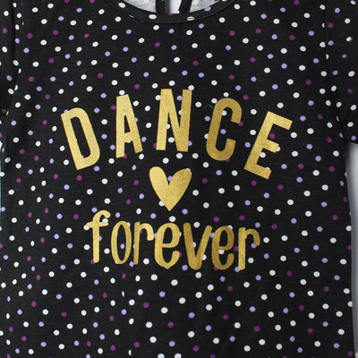 Fantastic Black Themed Girls T-Shirt T-Shirt Iluvlittlepeople 