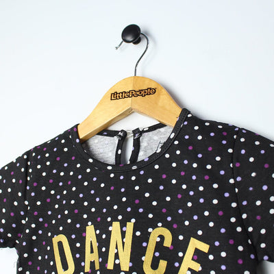 Fantastic Black Themed Girls T-Shirt T-Shirt Iluvlittlepeople 