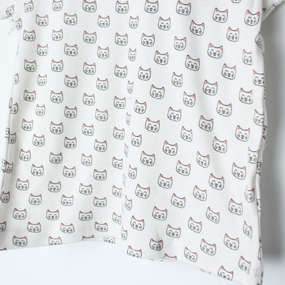 Bright White Themed Girls T-Shirt T-Shirt Iluvlittlepeople 