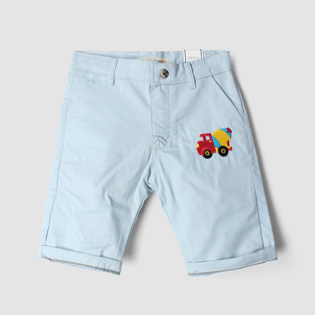 Stylish Blue Themed Summer Boys Short Short Iluvlittlepeople 9-12 Months Blue Summer