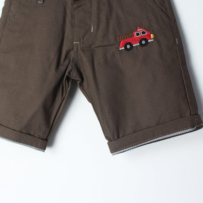 Decent Brown Themed Summer Boys Short Short Iluvlittlepeople 