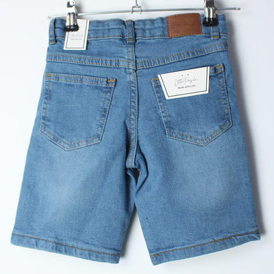 Stellar Blue Themed Denim Boys Short Short Iluvlittlepeople 