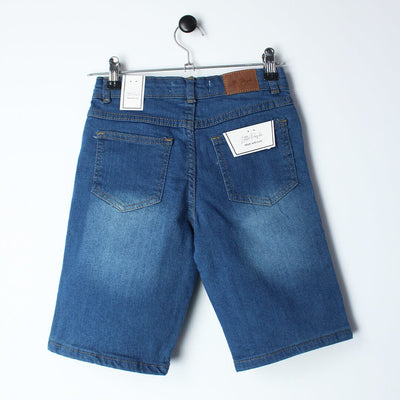 Stellar Blue Themed Denim Boys Short Short Iluvlittlepeople 