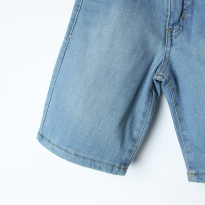 Stellar Blue Themed Denim Boys Short Short Iluvlittlepeople 