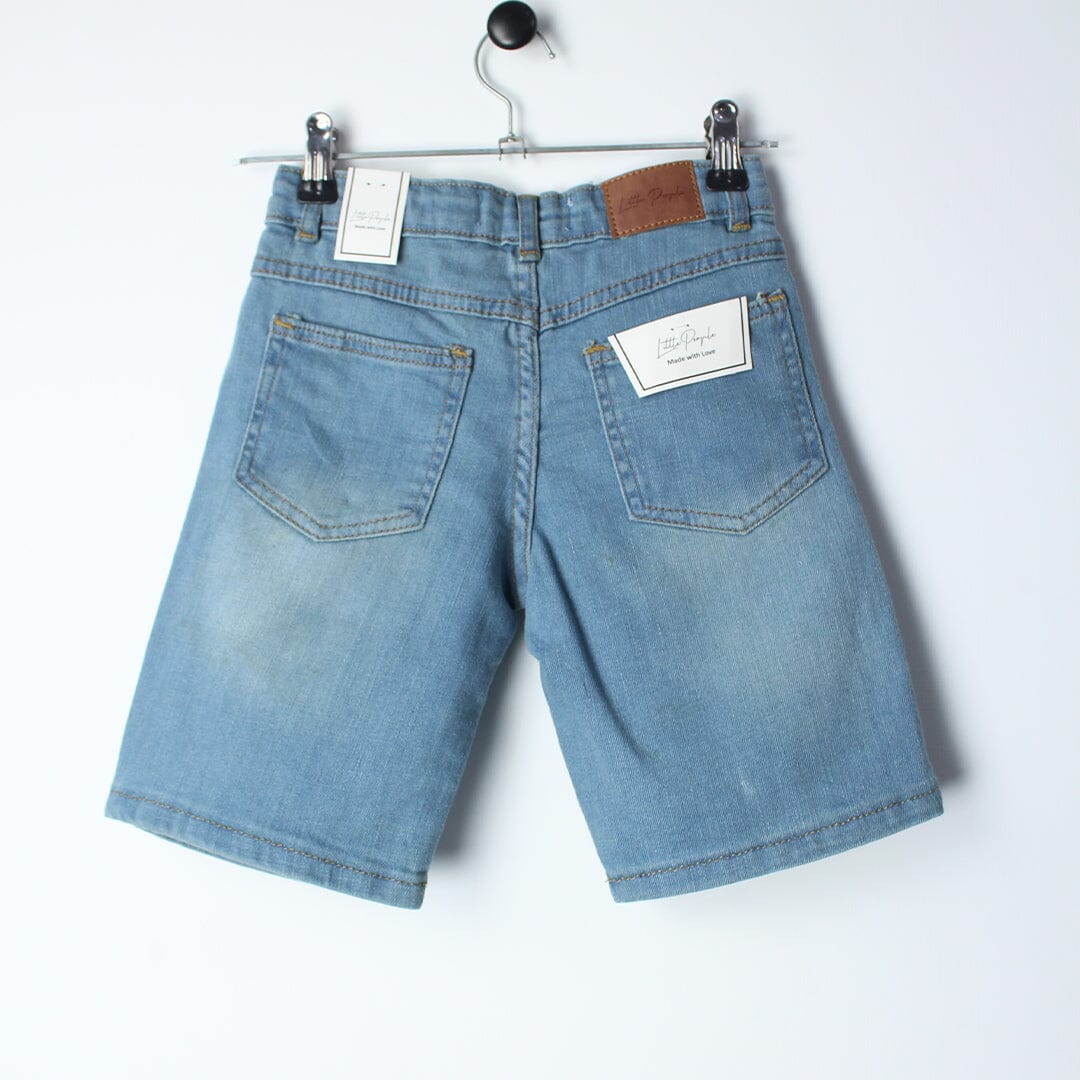 Stellar Blue Themed Denim Boys Short Short Iluvlittlepeople 