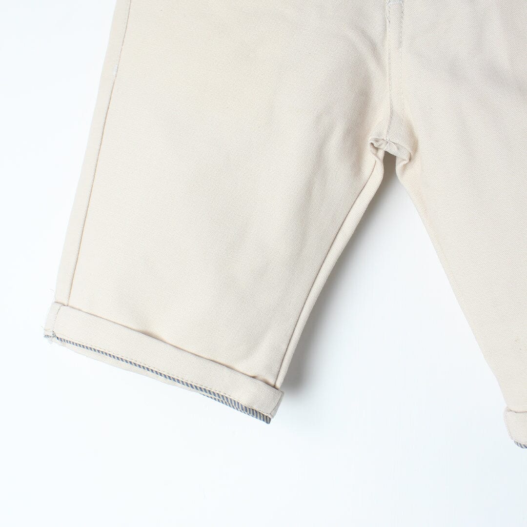 Modish Beige Themed Summer Boys Short Short Iluvlittlepeople 