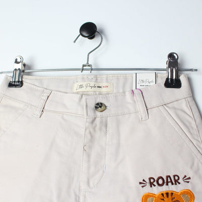 Dapper Beige Themed Summer Boys Short Short Iluvlittlepeople 