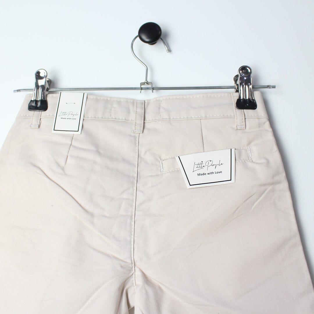 Dapper Beige Themed Summer Boys Short Short Iluvlittlepeople 