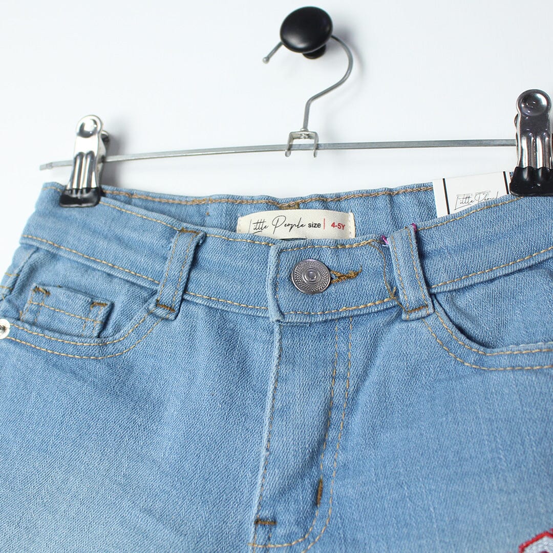 Stellar Blue Themed Denim Boys Short Short Iluvlittlepeople 