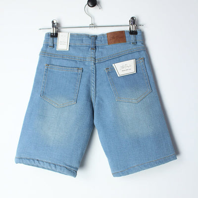 Stellar Blue Themed Denim Boys Short Short Iluvlittlepeople 