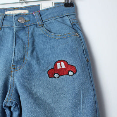 Stellar Blue Themed Denim Boys Short Short Iluvlittlepeople 