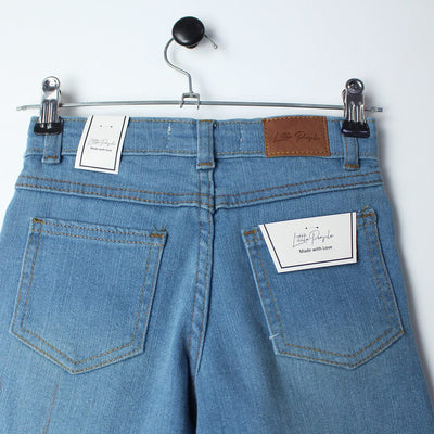 Stellar Blue Themed Denim Boys Short Short Iluvlittlepeople 