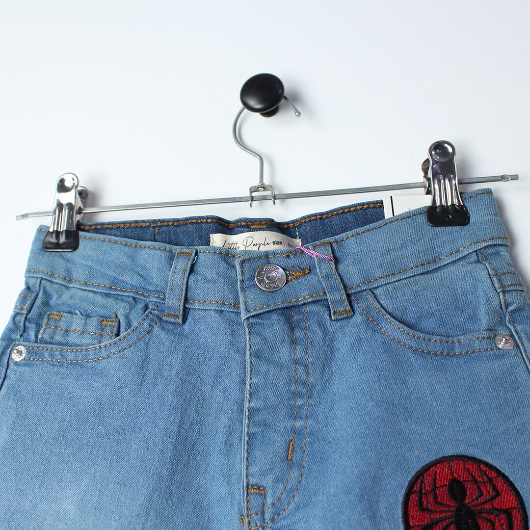 Stellar Blue Themed Denim Boys Short Short Iluvlittlepeople 