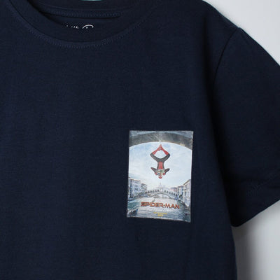 Delighted Blue Themed Boys T-Shirt T-Shirt Iluvlittlepeople 