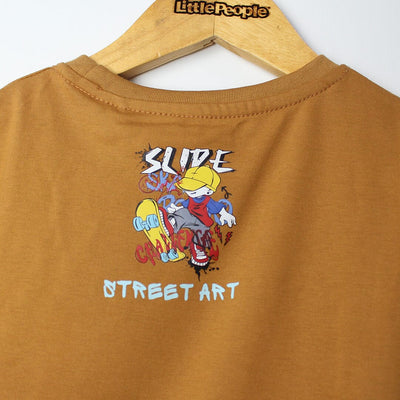 Impulse Mustard Themed Boys T-Shirt T-Shirt Iluvlittlepeople 
