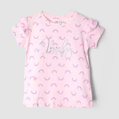 Macho Pink Themed Girls T-Shirt T-Shirt Iluvlittlepeople 3-4 Years Pink Summer