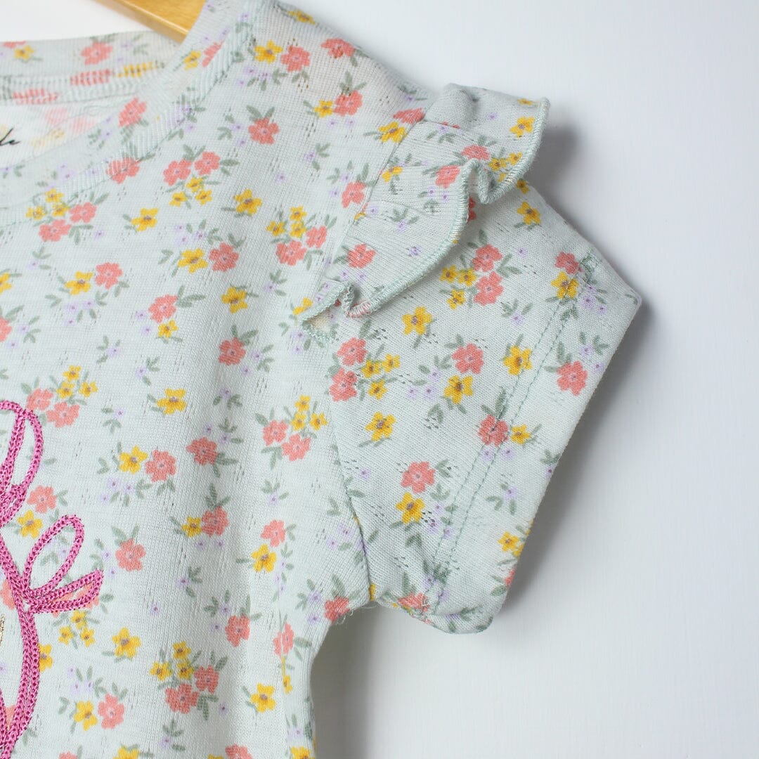 Cutie Aqua Themed Girls T-Shirt T-Shirt Iluvlittlepeople 