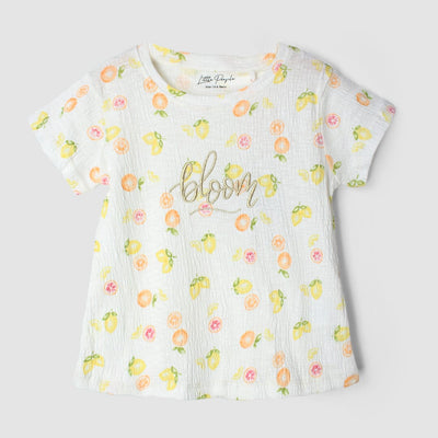 Decent Off White Themed Girls T-Shirt T-Shirt Iluvlittlepeople 3-4 Years Off White Summer