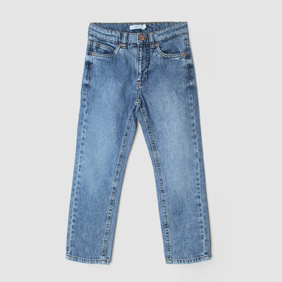 Groovy Blend Little Boy Denim Jeans Jeans Iluvlittlepeople 5-6 Years Blue Denim