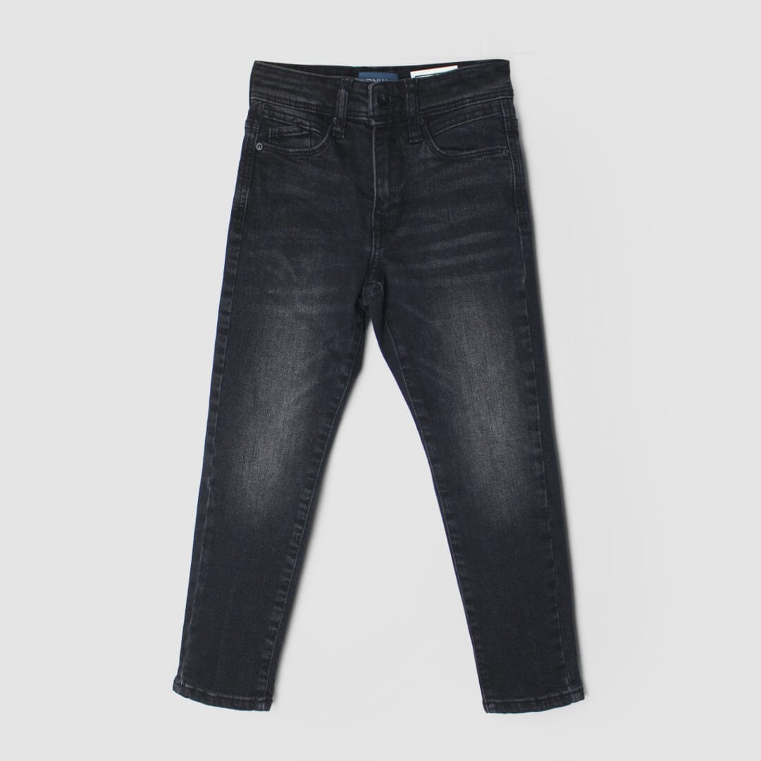 Modish Black Little Boy Denim Jeans Jeans Iluvlittlepeople 5-6 Years Black Denim