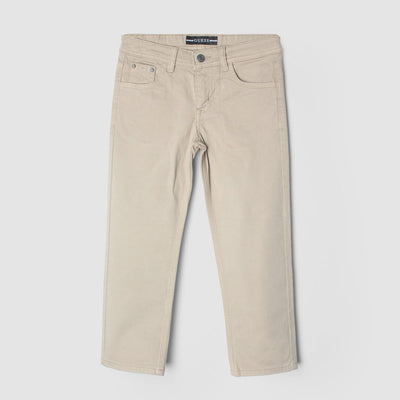 Decent Beige Little Boys Denim Jeans