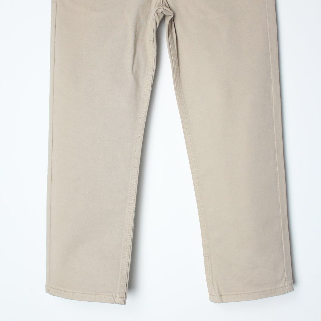 Decent Beige Little Boys Denim Jeans