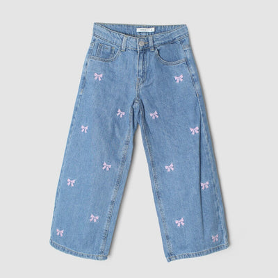Desire Blue Little Girl Denim Jeans Jeans Iluvlittlepeople 5-6 Years Denim 