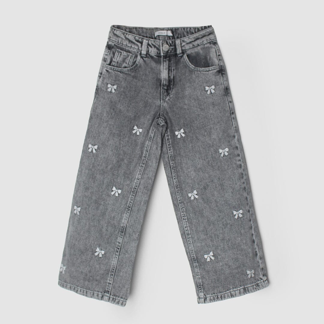 Urge Grey Little Girl Denim Jeans Jeans Iluvlittlepeople 5-6 Years Grey Denim