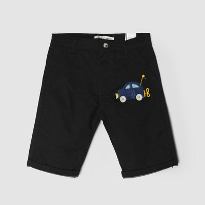 Trendy Black Themed Summer Boys Short Short Iluvlittlepeople 9-12 Months Black Summer