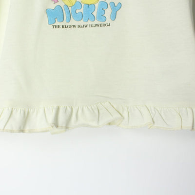 Stylish Off White Themed Girls T-Shirt T-Shirt Iluvlittlepeople 