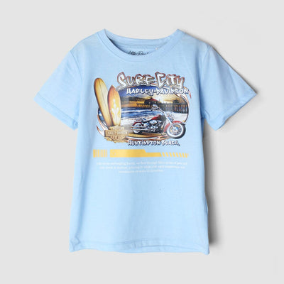 Delighted Blue Themed Boys T-Shirt T-Shirt Iluvlittlepeople 7-8 Years Summer Blue