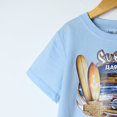 Delighted Blue Themed Boys T-Shirt T-Shirt Iluvlittlepeople 