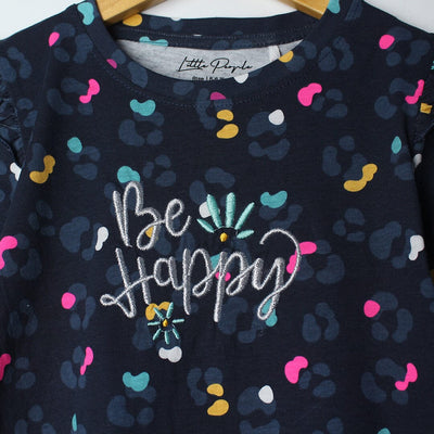 Decent Blue Themed Girls T-Shirt T-Shirt Iluvlittlepeople 