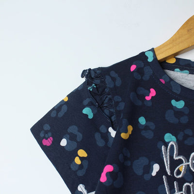 Decent Blue Themed Girls T-Shirt T-Shirt Iluvlittlepeople 