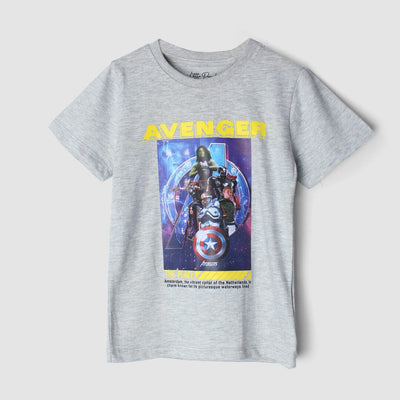 Super Grey Themed Boys T-Shirt T-Shirt Iluvlittlepeople 3-4 Years Summer Grey