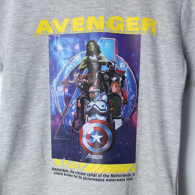 Super Grey Themed Boys T-Shirt T-Shirt Iluvlittlepeople 